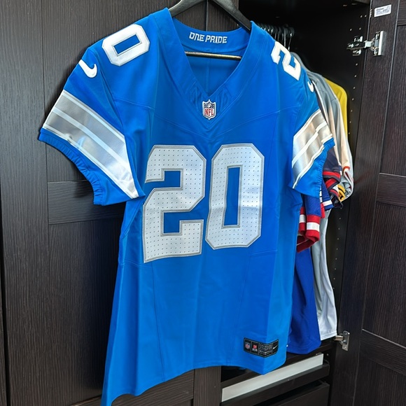 Barry Sanders Detroit Lions Nike Retired Player Vapor F.U.S.E. Elite NFL Jersey - Picture 3 of 8